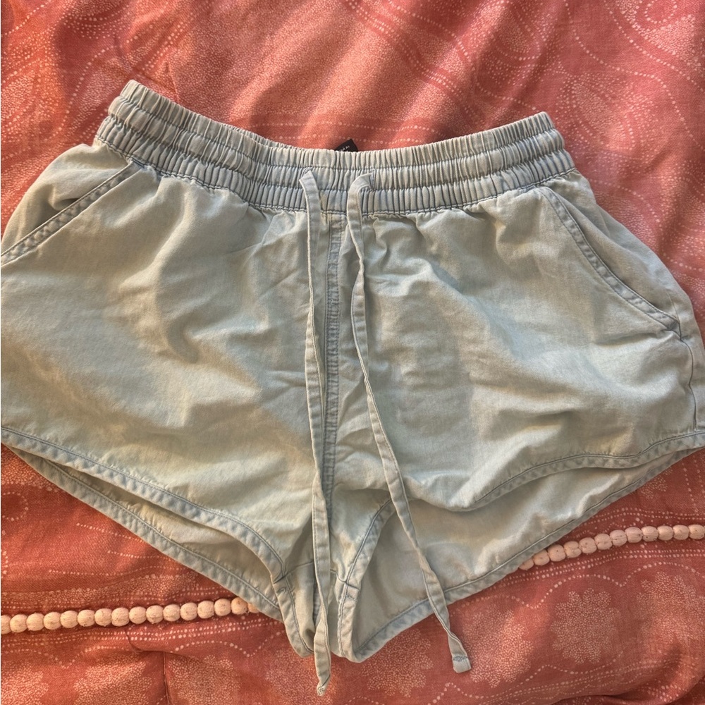 Light blue shorts